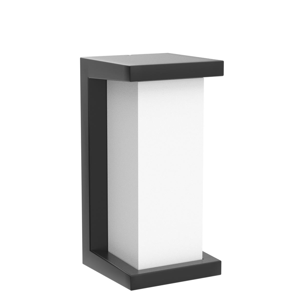 Modern Outdoor Wall Light, 24W LED, 3 Color Options, Matte Black, IP65 Waterproof, Concave Design